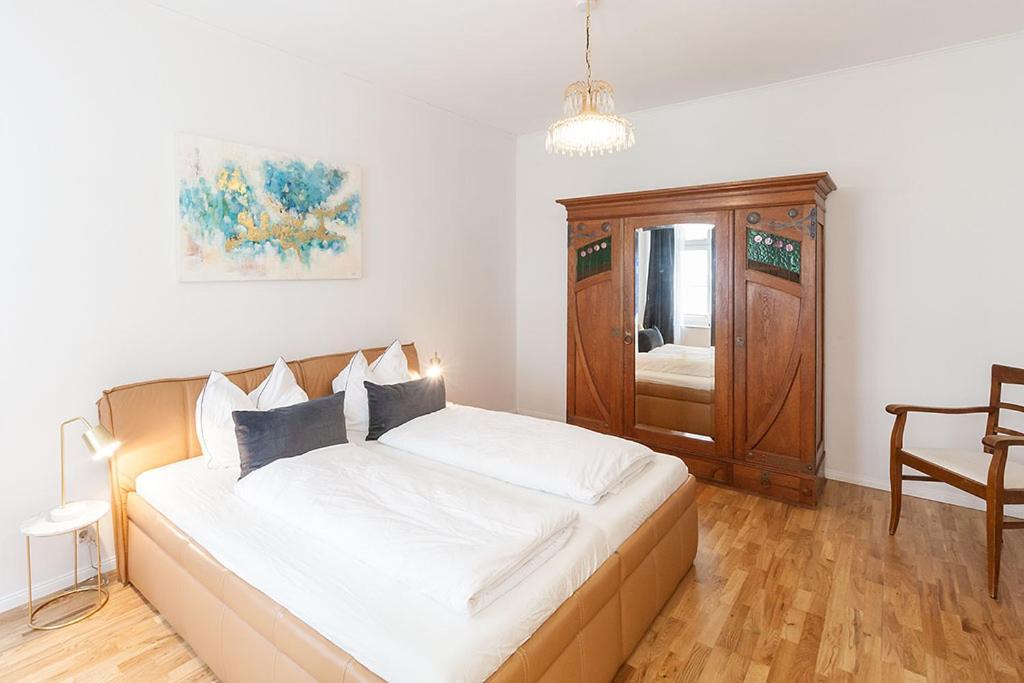 Stilvoll & Ruhig - Zentrale Top-Lage - King Bett Лейпциг Экстерьер фото
